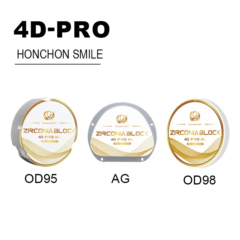 HONCHON 4D PRO multilayer zirconia blocks