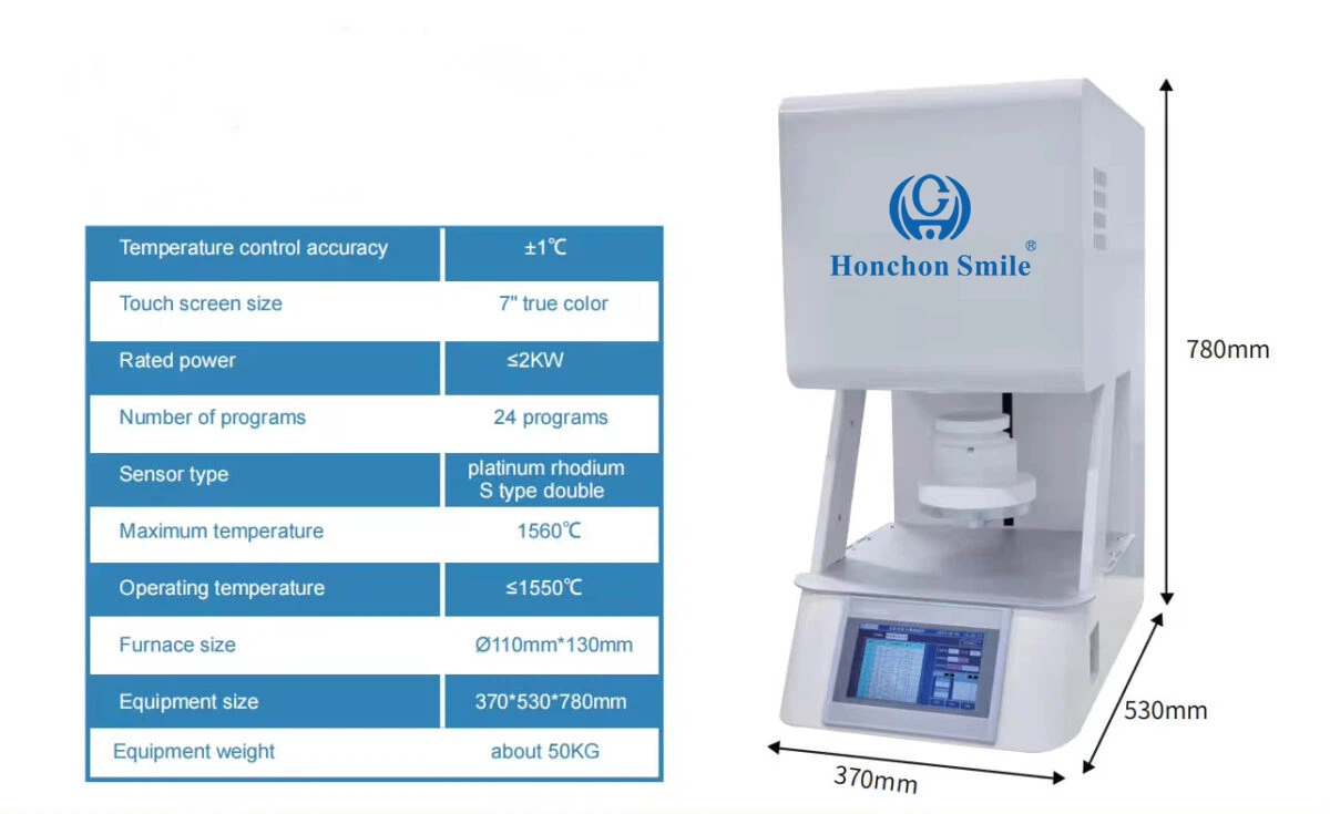 zirconia sintering furnace size picture