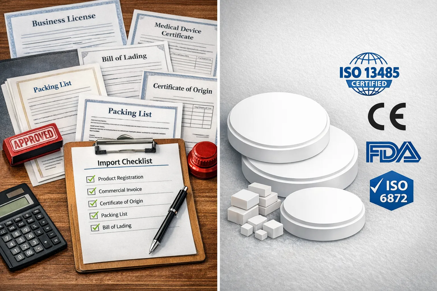 What Documents Does an Importer Need to Submit When Importing Dental Zirconia Blocks?